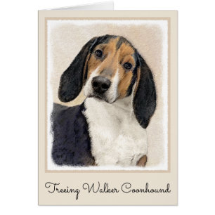 Treeing Walker Coonhound Painting - Original Art