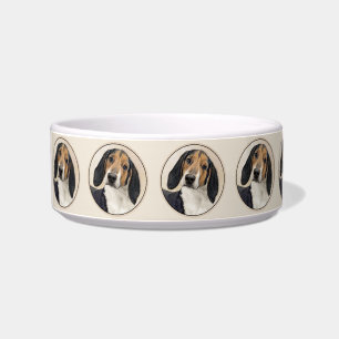 Treeing Walker Coonhound Painting - Original Art Bowl