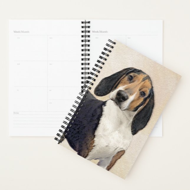 Treeing Walker Coonhound Painting - Original Art Planner (Display)