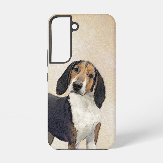 Treeing Walker Coonhound Painting - Original Art Samsung Galaxy S22 Case (Back)