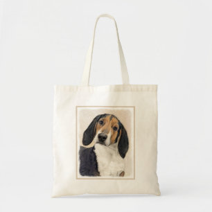 Treeing Walker Coonhound Painting - Original Art Tote Bag