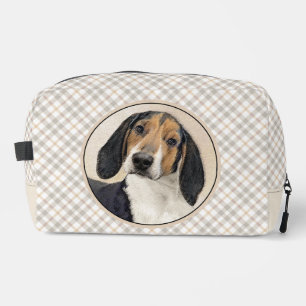 Treeing Walker Coonhound Painting Original Dog Art Dopp Kit