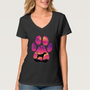 Treeing Walker Coonhound Paw Mom Dad Dog Women Me T-Shirt