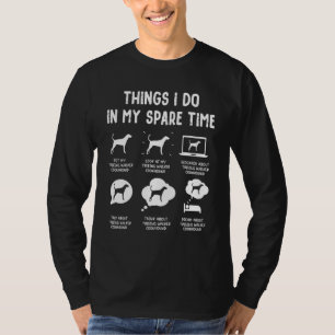 Treeing Walker Coonhound Things Do Spare Time Dog T-Shirt