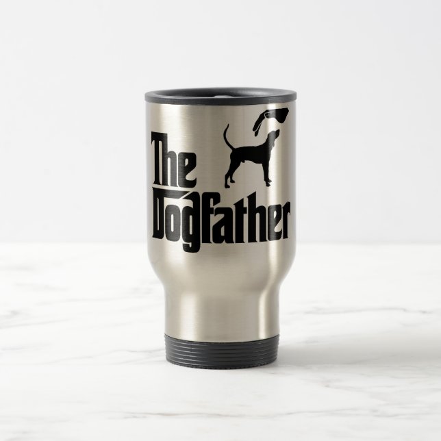 Treeing Walker Coonhound Travel Mug (Center)