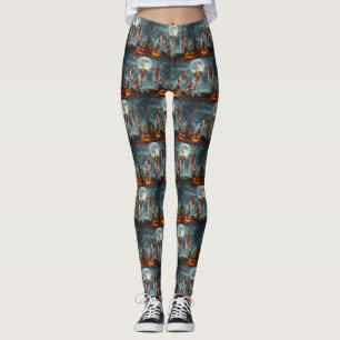 Treeing Walker Halloween Spooky Leggings