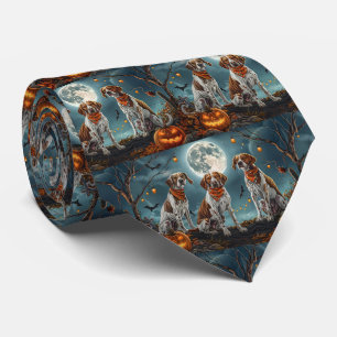 Treeing Walker Halloween Spooky Tie