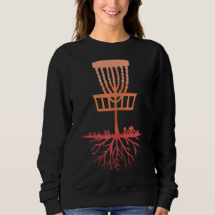 Treejection Disc Golf Funny Sports Tree Player Gif Sweatshirt