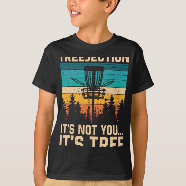 Treejection Disc Golf Player Funny Frisbee Golf Di T-Shirt (Front)