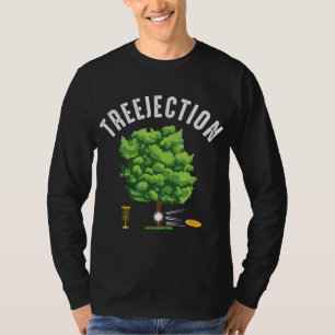 Treejection Funny Disc Golf Player Frisbee Golfer T-Shirt