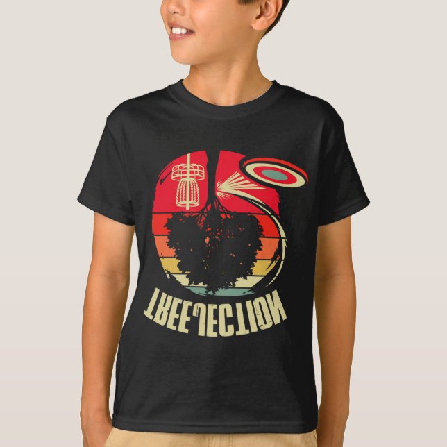 Treejection Stupid Tree Disc Golf Ultimate Frisbee T-Shirt (Front)