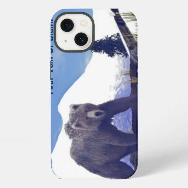 Treeline Grizzly iPhone Case (Back)