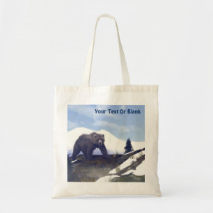 Treeline Grizzly Tote Bag