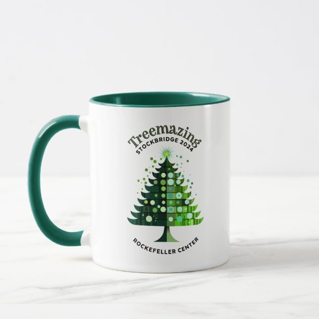 Treemazing Stockbridge 2024 Memorial Mug Green (Left)