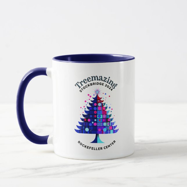 Treemazing Stockbridge 2024 Memorial Mug - Purple (Left)