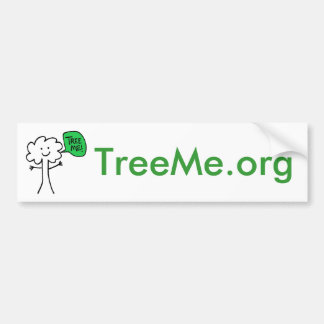 TreeMe bumper sticker