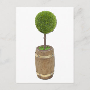 TreePlantedRainBarrel050811 Postcard