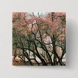 TREES 15 CM SQUARE BADGE