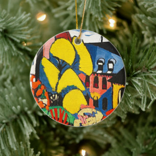 Trees - A Masterpiece by Henry Lyman Sayen Ceramic Tree Decoration