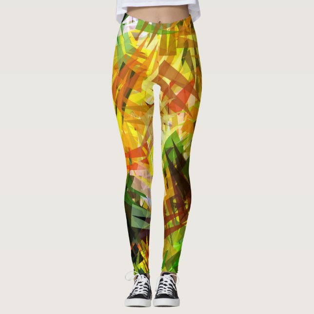 TREES ABSTRACT LEGGINGS (Front)