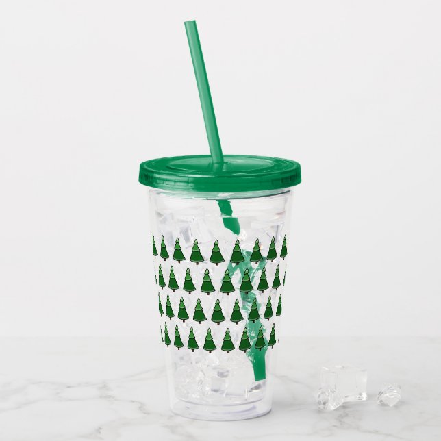 Trees Acrylic Tumbler (Front Ice)