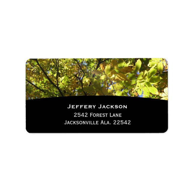 Trees Address Labels (Front)