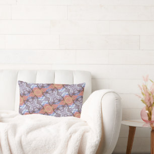 TREES AND FIELDS PATTERN    LUMBAR CUSHION