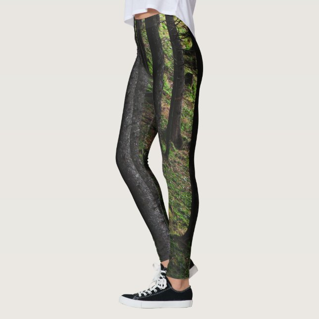 Trees and green moss leggings (Left)