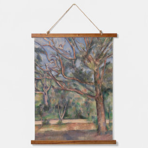 Trees and Road, Post Impressionist Landscape Hanging Tapestry