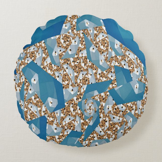 TREES AND SKY ROUND CUSHION (Front)