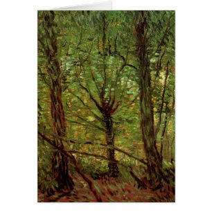 Trees and Undergrowth by Vincent van Gogh