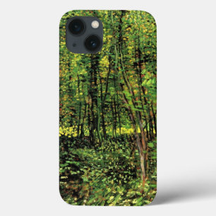 Trees and Undergrowth by Vincent van Gogh iPhone 13 Case