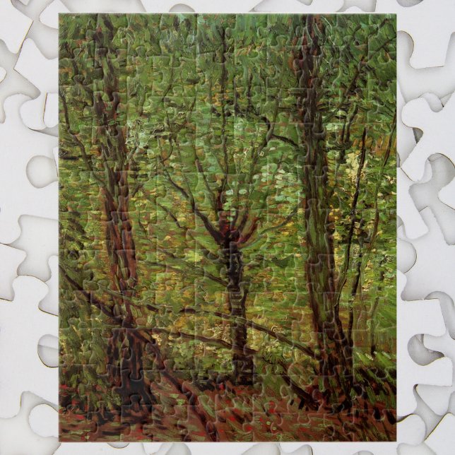 Trees and Undergrowth by Vincent van Gogh Jigsaw Puzzle (Creator Uploaded)