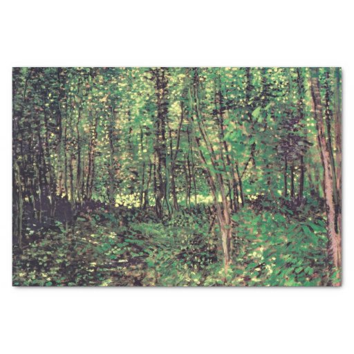 Image of Trees and Undergrowth Tissue Paper