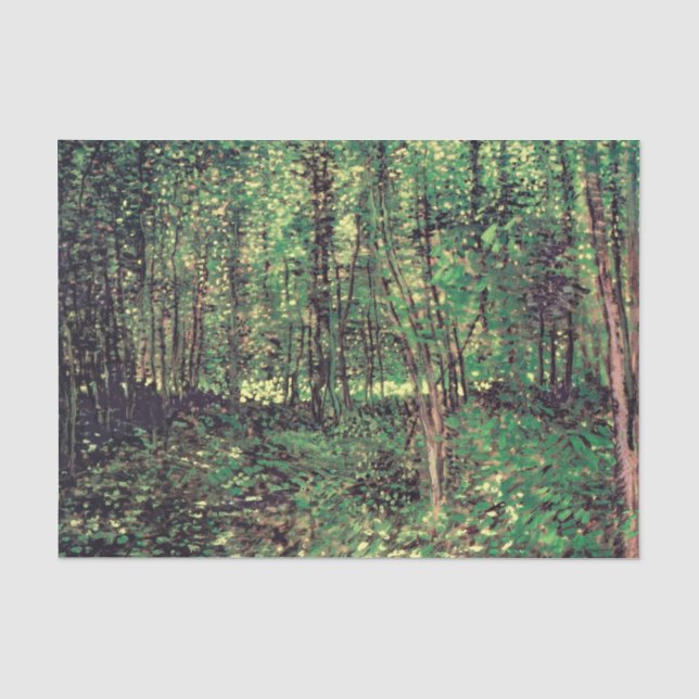 Trees and Undergrowth Tissue Paper (Front)