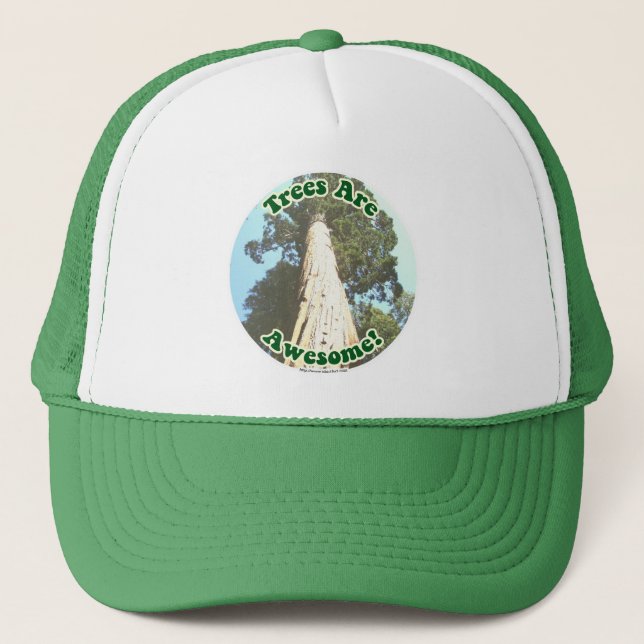 Trees are Awesome! Trucker Hat (Front)