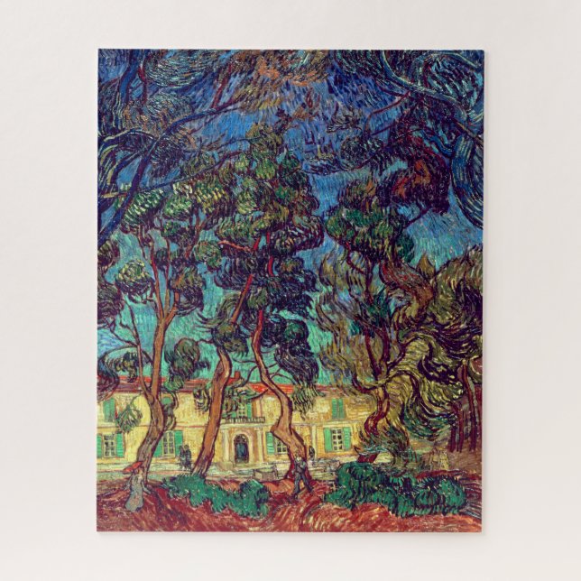 Trees at Hospital Garden | Van Gogh | Jigsaw Puzzle (Vertical)