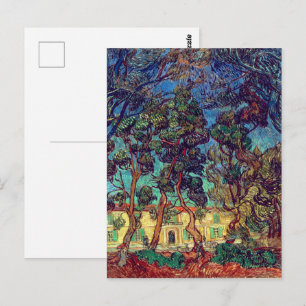 Trees at Hospital Garden Van Gogh Postcard