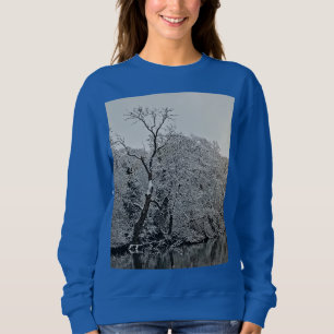 Trees, at the water sweatshirt