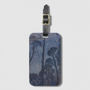 Trees at Twilight (by Edward Robert Hughes) Luggage Tag