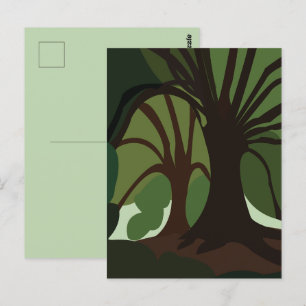 Trees Botanical Nature Postcard
