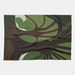 Trees Botanical Nature  Tea Towel