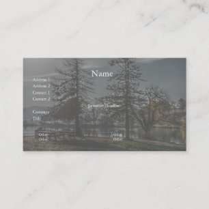 Trees by the Lake Business Card