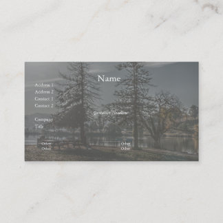 Trees by the Lake Business Card