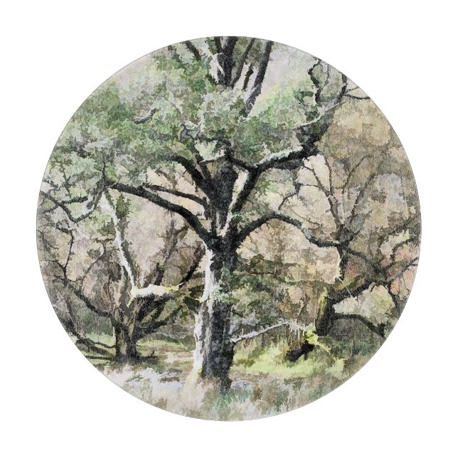 TREES CUTTING BOARD (Front)