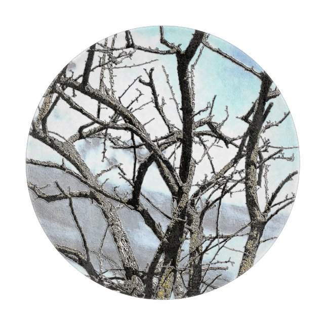 TREES CUTTING BOARD (Front)