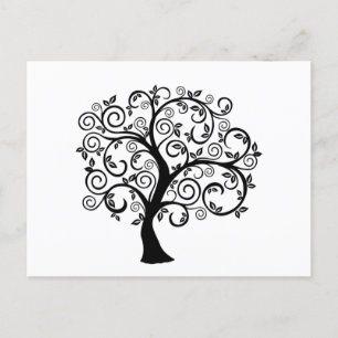 Trees designed postcards