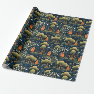Trees & Ducks Wrapping Paper