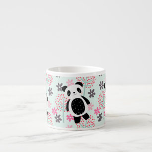 Trees, Flowers, and Panda Bears Espresso Cup
