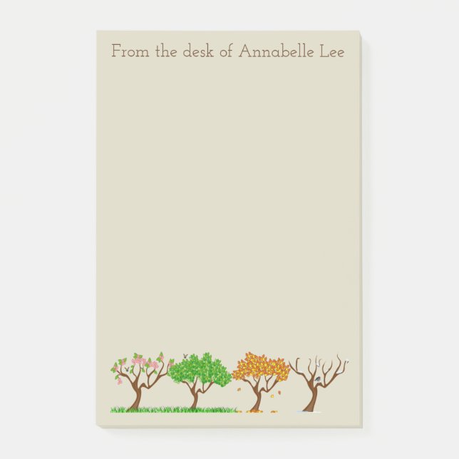 Trees for all Seasons Post-it Notes (Front)
